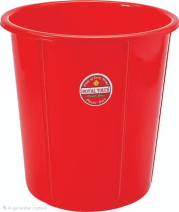 Sturdy hygienic plastic dustbins with tight-fitting lids manufactured in West Delhi
